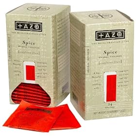 Tazo Sweet Cinnamon Spice Herbal Tea Filterbags with Dispenser, Six (6) 24-Count Filterbags (144 Bags Total)