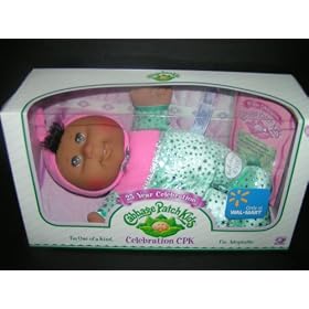 Cabbage Patch Kids Exclusive 25th Anniversary Celebration Baby AA GIRL BROWN HAIR BROWN EYES TIANA... by
