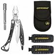 Leatherman (830866) Multi-Tool Skeletool CX w/Nylon Sheath in Gift Tin Box PLUS 40 Bit Kit (934870) PLUS Leatherman (931009) Bit Driver Extension