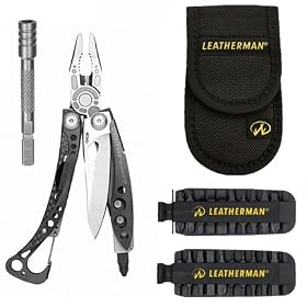Leatherman (830866) Multi-Tool Skeletool CX w Nylon Sheath in Gift Tin Box PLUS 40 Bit Kit... by Leatherman