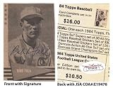 Autographed Bibb Falk Photo - 2x3 Newspaper Chicago White Sox JSA COA Univ of Texas - Autographed MLB Photos
