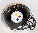Ben Roethlisberger Autographed Pittsburgh Steelers Riddell Replica Mini Football Helmet