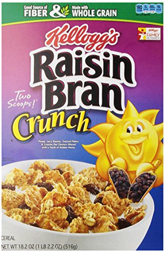 Kellogg's Raisin Bran Raisin Bran Crunch Cereal - 18.2 oz