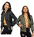 Women Ladies Classic Ma1 Padded Bomber Jacket Zip up Biker Coat