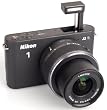 Nikon 1 J2 Kit compact hybride 10,1 Mpix + Objectif 1 Nikkor VR 10-30 mm f/3.5-5.6 Noir Mat
