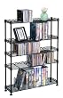 Atlantic Maxsteel 3010 275 CD/152 DVD/BluRay/Games 5-Tier Media Rack (Black)