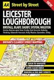 AA Street by Street Atlas Leicester, Loughborough