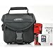 Fototasche, Kameratasche VANTAGE im Set mit 4 GB SD Karte, ideal f�r gro�e Bridgekameras wie Nikon Coolpix P510, P500, L810, L120, L110, L100, P90, P100, P6000, P7000, P7100