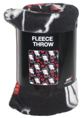 Betty Boop Repeat Lightweight Fleece Throw Repeat Blanket 50