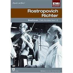Beethoven Cello Sonatas Nos. 1-5   Rostropovich, Richter by 