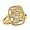 Bezel Set Princess Cut Fashion Diamond Ring .55cttw