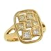 Bezel Set Princess Cut Fashion Diamond Ring .55cttw