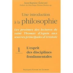 Introduction � la philosophe : St Thomas commente Aristote