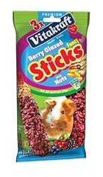 Vitakraft Guinea Pig Berry Glazed Sticks Bag