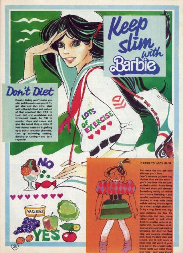 Barbie Keep Slim Art Print