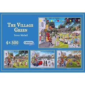 Gibsons puzzle - The Village Green 500 pieces x 4