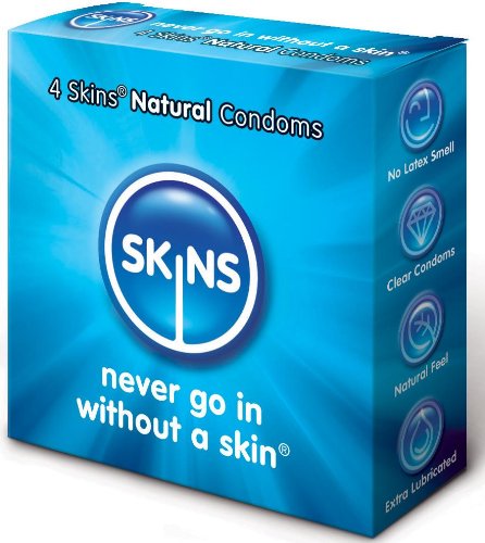 Skins Natural - 4 natürliche Kondome