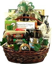 Big Sale For the Whole Crew Premier Elegance Gourmet Gift Basket | Beautiful Corporate Gift Basket or Birthday Gift