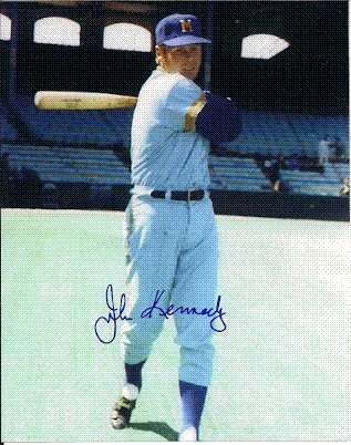 Autographed/Hand Signed 8x10 Photo John Kennedy Milwaukee Brewers