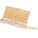 Damero 2Pack Waterproof Wet Bag, Reusable Wet Dry Bag Organizer for Travel, Beach, Diapers, Breast Pump Parts and Wet Swimsuits, Yellow Chevron+Blue Chevron