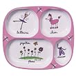 Baby Cie Tv Tray 4 Part Divided Tray 8 with French Wording and Theme, Ballerine (Ballerina)