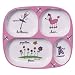 Baby Cie Tv Tray 4 Part Divided Tray 8 with French Wording and Theme, Ballerine (Ballerina)