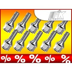 FK-Automotive Radschrauben Set (10 St�ck) L= 28 mm M12 x 1,5 Kugelbund