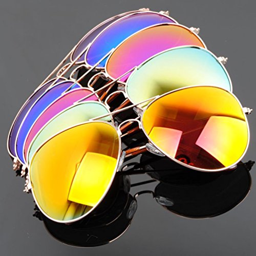 SUNROLAN New Horizon Aviator Large Metal Frame Non-Polarized Sunglasses fh3025