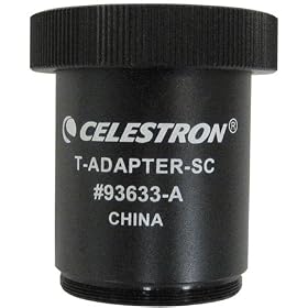 Click here to buy Celestron T-adapter for all Schmidt-Cassegrains. Threads onto Rear Cell. by Celestron.