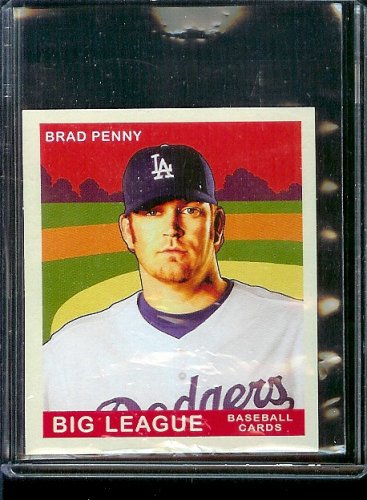 2007 Upper Deck Goudey Baseball Red Back # 121 Brad Penny - Dodgers - MLB Trading Card