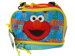 Sesame Street 123 Lunch Bag - Happy Elmo Lunchpal with shoulder strap