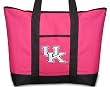 University of Kentucky Pink Tote Bag UK Wildcats Logo - For Travel or Beach Best Unique Gift Ideas for Her, Women, or Ladies