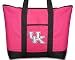 University of Kentucky Pink Tote Bag UK Wildcats Logo - For Travel or Beach Best Unique Gift Ideas for Her, Women, or Ladies