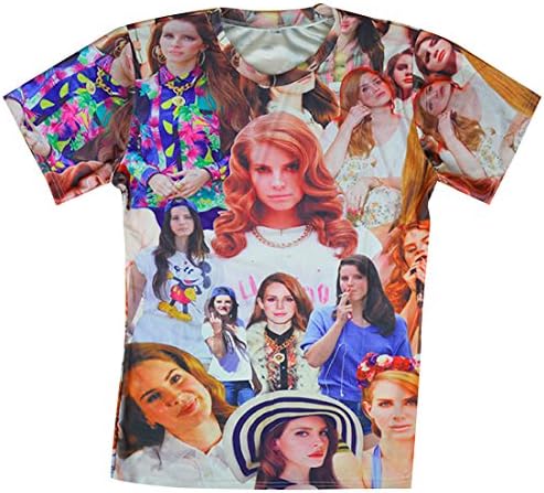 Unisex Full Lana Del Rey Shirt Pattern Clothing Women Men Size L