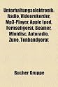 Unterhaltungselektronik: Radio, Videorekorder, MP3-Player, Apple iPod, Fernsehgerat, Beamer, Minidisc, Autoradio, Zune, Tonbandgerat