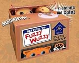 Fuzzy Wuzzy Kitty Mechanical Novelty Coin Bank