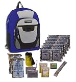 SOS Emergency Survival Kit - 2 Person 3day / 72 Hour Budget (Blue)