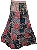 Vintage Boho Skirt Ethnic Patchwork Gypsy Bohemian Maxi Skirts, Gift Idea