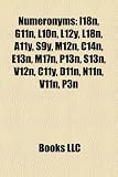 Numeronyms: I18n, G11n, L10n, L12y, L18n, A11y, S9y, M12n, C14n, E13n, M17n, P13n, S13n, V12n, C11y, D11n, N11n, V11n, P3n