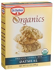 Dr. Oetker Organics Cookie Mix, Oatmeal, 12.3-Ounce Boxes (Pack of 12)