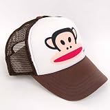 Paul Frank Mesh Baseball Cap Trucker Hat Brown