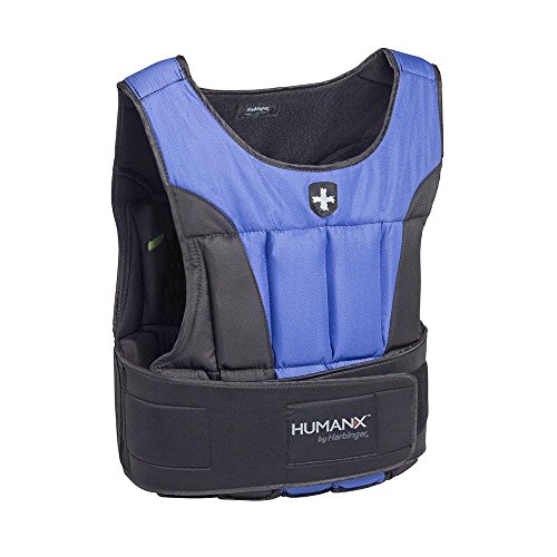 HumanX Weight Vest, 40 lb. Sporting Goods Exercise Fitness Weighted