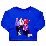 The Wiggles Long-Sleeve Blue Cotton Shirt with Photographic Print