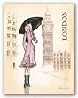 London by Andrea Laliberte 11"x14" Art Print Poster
