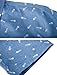 uxcell Men's Shirt Casual Slim Fit Short Sleeve Button Down Printed Shirts Blue 42