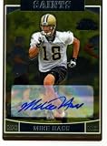 2006 Topps Chrome Certified Autograph Issue 262 Mike Hass Saints (Rookie Parallel - Autographed - Football Cards)