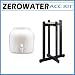 ZeroWater 27-in Solid Black Wood Floor Stand with 2.5 Gallon