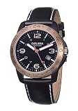 Golana - AE320-1 - Montre Homme - Quartz - Analogique - Bracelet Cuir Noir