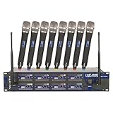 VocoPro UHF8800 8 Channel UHF Wireless Microphone System