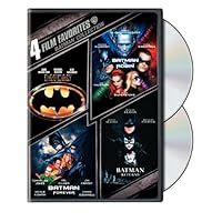 Batman Collection: 4 Film Favorites (Batman 1989 / Batman Returns / Batman Forever / Batman and Robin)